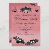 Hang uit met de Bats Halloween Uitnodiging (Voorkant / Achterkant)