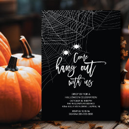 Hang uit met ons Spider Halloween Party Kaart