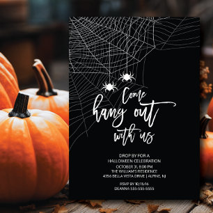 Hang uit met ons Spider Halloween Party Kaart