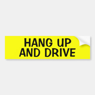 HANG-UP EN SCHIJF BUMPERSTICKER