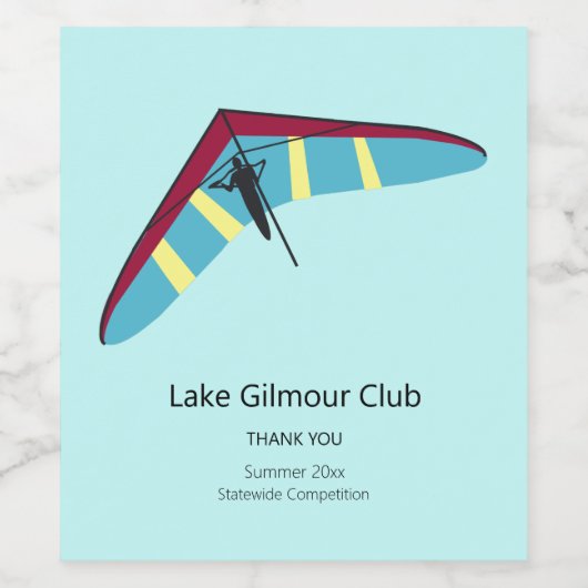 Hang Wijn Etiket (Enkel label)