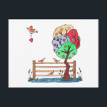 Hang Your Heart Feestdagenkaart<br><div class="desc">custom</div>