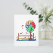 Hang Your Heart Feestdagenkaart (Staand voorkant)