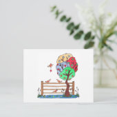 Hang Your Heart Feestdagenkaart (Staand voorkant)