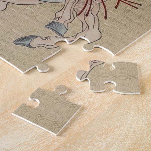 Hangakujo, Vrouw Samurai circa 1885 Legpuzzel (Zijkant)