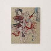 Hangakujo, Vrouw Samurai circa 1885 Legpuzzel (Verticaal)