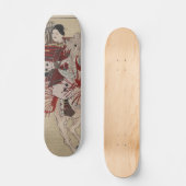 Hangakujo, Vrouw Samurai circa 1885 Persoonlijk Skateboard (Voorkant)