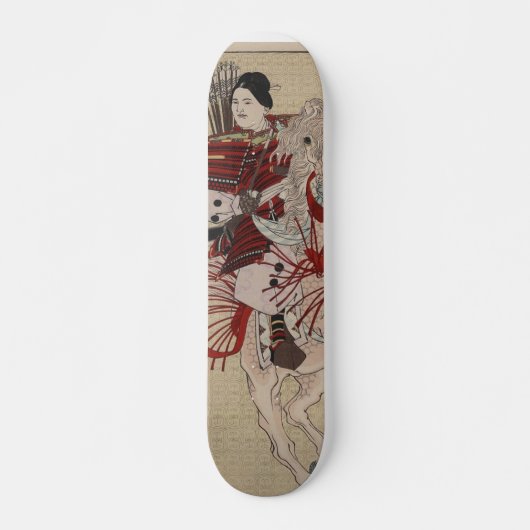 Hangakujo, Vrouw Samurai circa 1885 Persoonlijk Skateboard (Voorkant)