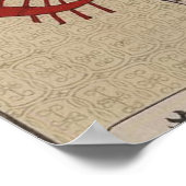 Hangakujo, Vrouw Samurai circa 1885 Poster (Hoek)