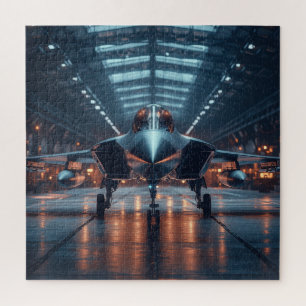 Hangar Jet at Dusk – Luchtvaartpuzzel Legpuzzel