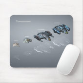 Hangar units mouse pad muismat (Met muis)