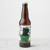 Hangbare Jack the Cat's St. Patrick's Day Bier Etiket (Voorkant)