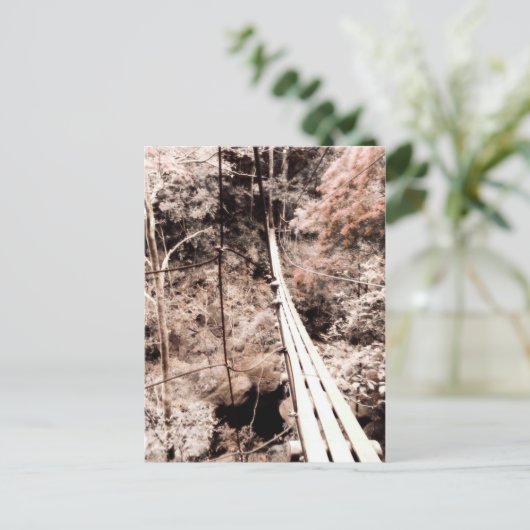 hangbrug briefkaart (Staand voorkant)