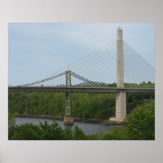 Hangbrug Maine Poster (Voorkant)