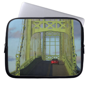 Hangbrug naar Little Deer Isle Laptop Sleeve