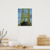Hangbrug naar Little Deer Isle Poster (Keuken)