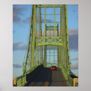 Hangbrug naar Little Deer Isle Poster