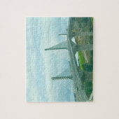 Hangbrug Waterford Ierland. Legpuzzel (Verticaal)