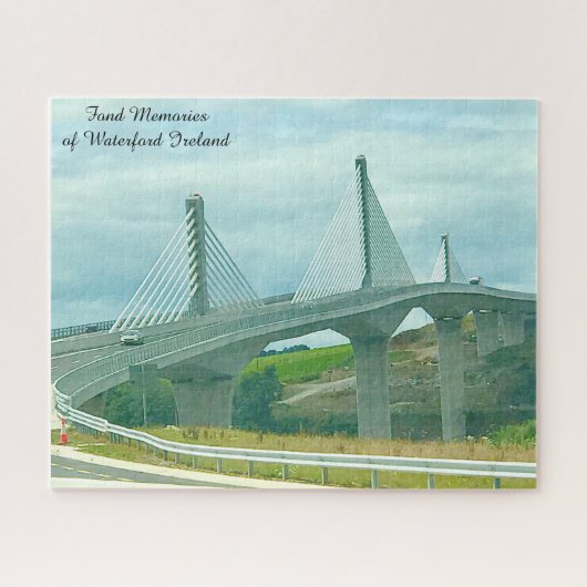 Hangbrug Waterford Ierland. Legpuzzel (Horizontaal)