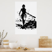 Hange Zoe dark shirt Poster (Keuken)