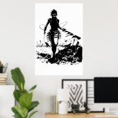 Hange Zoe dark shirt Poster (Thuiskantoor)