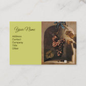 HANGED DRUIVEN Wijnbouw, Rustic Brown Green Visitekaartje (Voorkant)