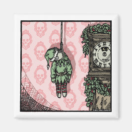 Hanged Elf Doll - Magnet Pop Gothic Holiday