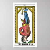 Hanged Man Tarot Card Poster (Voorkant)