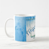 Hangen aan een draad koffiemok (Links)