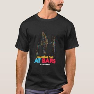 Hangen bij Bars Calisthenics Gymnastics Athlete Bo T-shirt