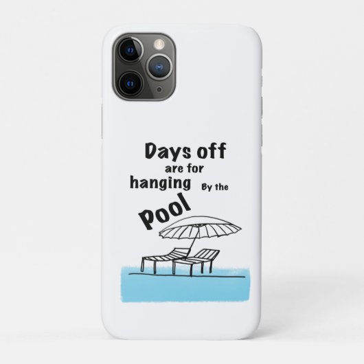 Hangen bij het zwembad Case-Mate iPhone case (Achterkant)