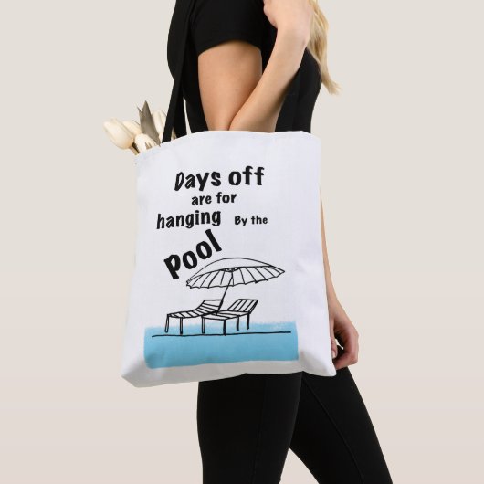 Hangen bij het zwembad tote bag (Dichtbij)