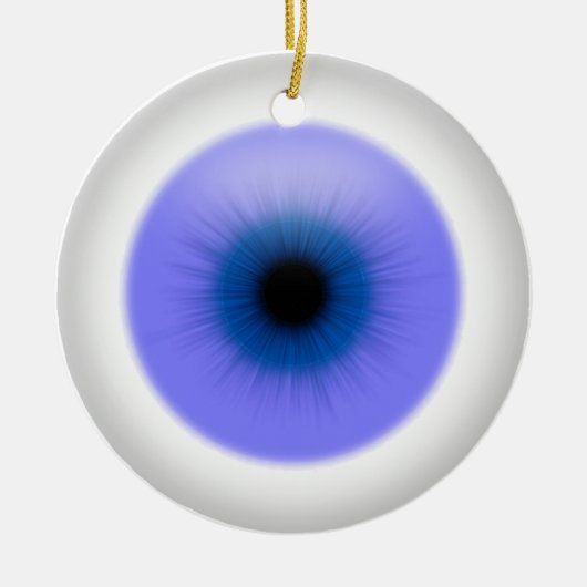 Hangen Blue Eye op Eyeball Ornament (Voorkant)