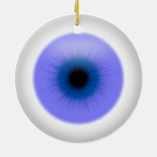 Hangen Blue Eye op Eyeball Ornament (Achterkant)