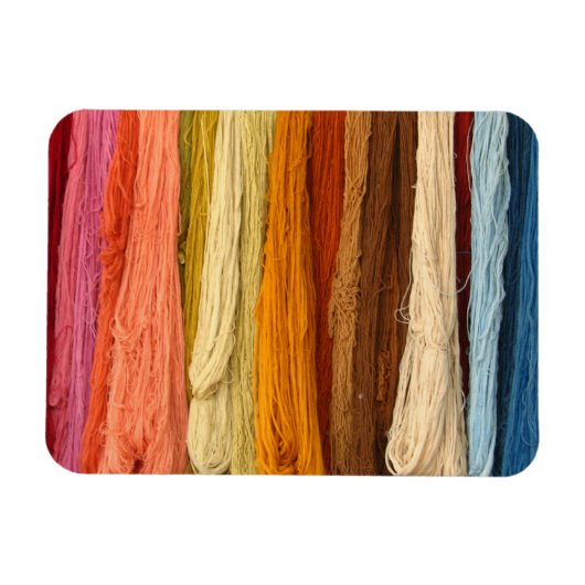 Hangen bundels van gekleurd garen magneet (Horizontaal)