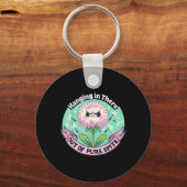 Hangen daar buiten pure staat sleutelhanger (Voorkant)