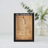Hangen door een Draad Briefkaart (Staand voorkant)