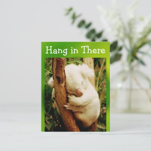 hangen in briefkaart (Staand voorkant)