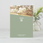 Hangen jasmijnbloemen Bindtafel vlakke Kaart (Staand voorkant)