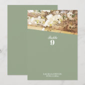 Hangen jasmijnbloemen Bindtafel vlakke Kaart (Voorkant / Achterkant)