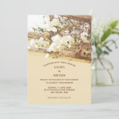 Hangen jasmijnbloemen Weddenschap Kaart (Staand voorkant)