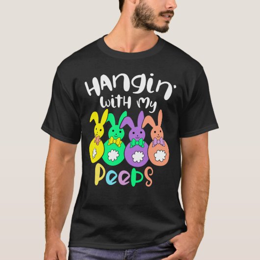 Hangen koelen met mijn peps Happy Paast Gift T-shirt (Voorkant)