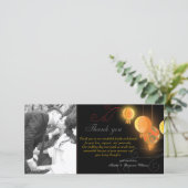 Hangen Lantaarns Weddenschap Hartelijk dank Bedankkaart (Staand voorkant)