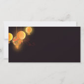 Hangen Lantaarns Weddenschap Hartelijk dank Bedankkaart (Achterkant)