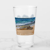 Hangen, losse Zee, bier Glas (Achterkant)