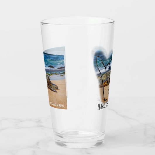 Hangen, losse Zee, bier Glas (Rechts)