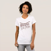 Hangen Macrame Art Boho Tribal T-shirt (Voorkant volledig)