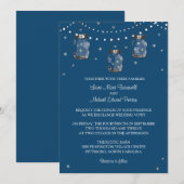 Hangen Mason Jars en Fireflies Kaart (Voorkant / Achterkant)