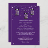 Hangen Mason Jars en Fireflies Kaart (Voorkant / Achterkant)