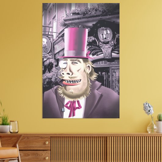 Hangen met hyde canvasafdruk canvas afdruk (Insitu (Woonkamer))